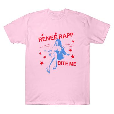 Pink Tour Tee Reneé Rapp Gift for Woman and Man Unisex T-shirts Comfort Cotton O-neck Short Sleeve Clothes Aesthetic Casual Tops