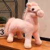 Cute Simulated Standing Posture Junchi Horse Plush Toy Doll Zodiac Horse Year Mascot Doll New Year