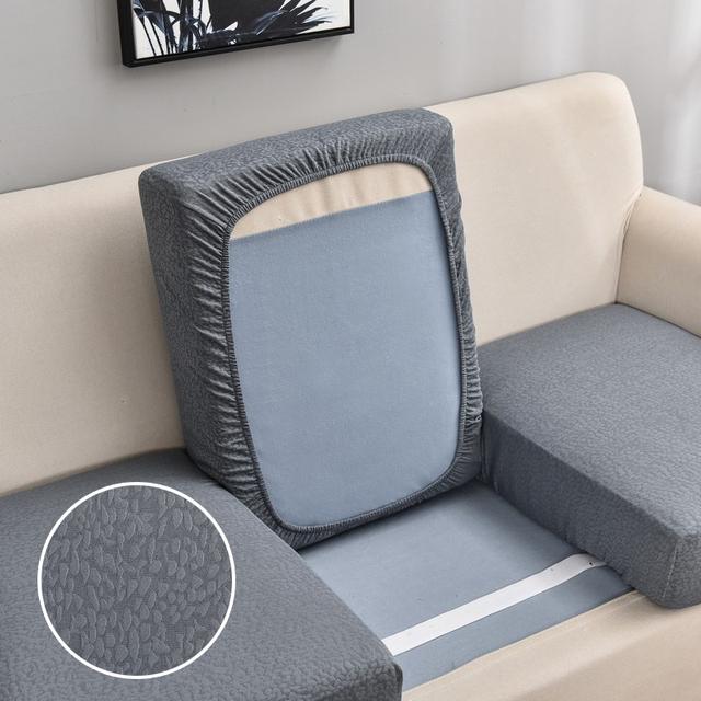 Bubble Pattern Elastic Solid Seat Cushion Cover Stretch Sofa Covers For Living Room Furniture Protector Couch Cover