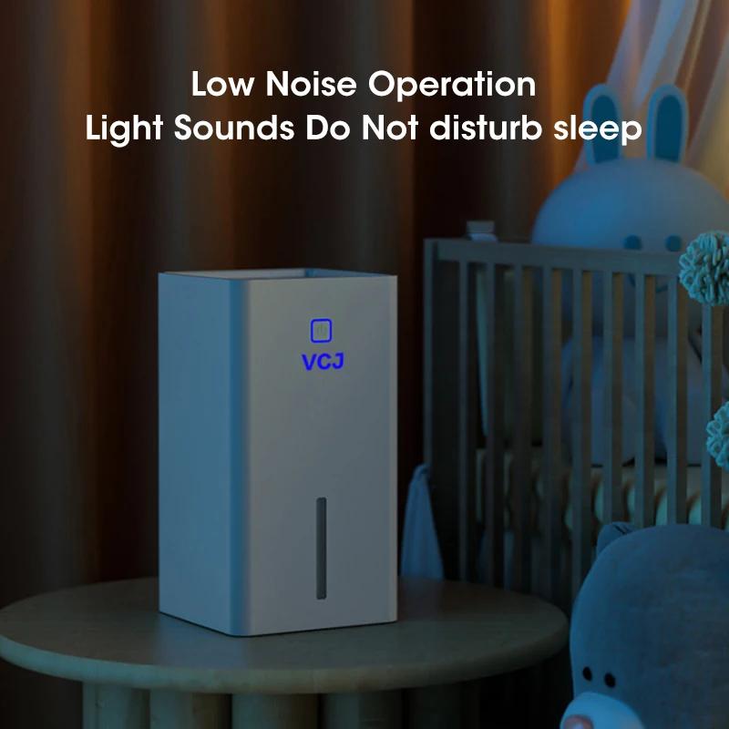 Dezumidificator de aer 1.1L Silențios Absorbant de umiditate Mașină Uscător de aer Pentru casă Dezumidificator rezistent la umiditate Elimină umezeala Mucegaiul Umezeala