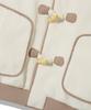 Trillion Unisex Fleece Duffle Hooded Coat Jacket [Ivory]