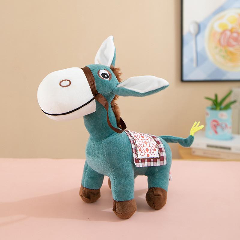 Peluche Asinello Giocattolo Animale Carino Regalo Per Bambini Ragazzi E Ragazze