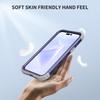 For iPhone 15 Pro PC+Silicone Phone Case 3-in-1 Protective Phone Cover