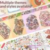 3D Scene Building Sticker Book PET Waterproof Portable Stickers for Travel DIY Scrapbook Phone Case Laptop Decor