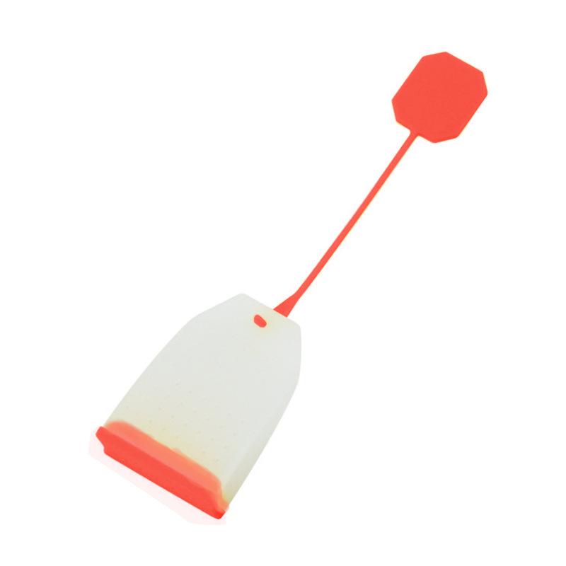 

High-Temperature Resistant Silicone Square Tea Infuser - Portable Food-Grade Tea Filter красный