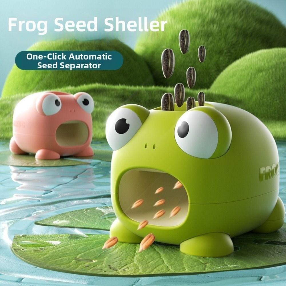 Frog Shaped Melon Seed Sheller Cartoon Design Automatic Shelling Machine Nut Lovers