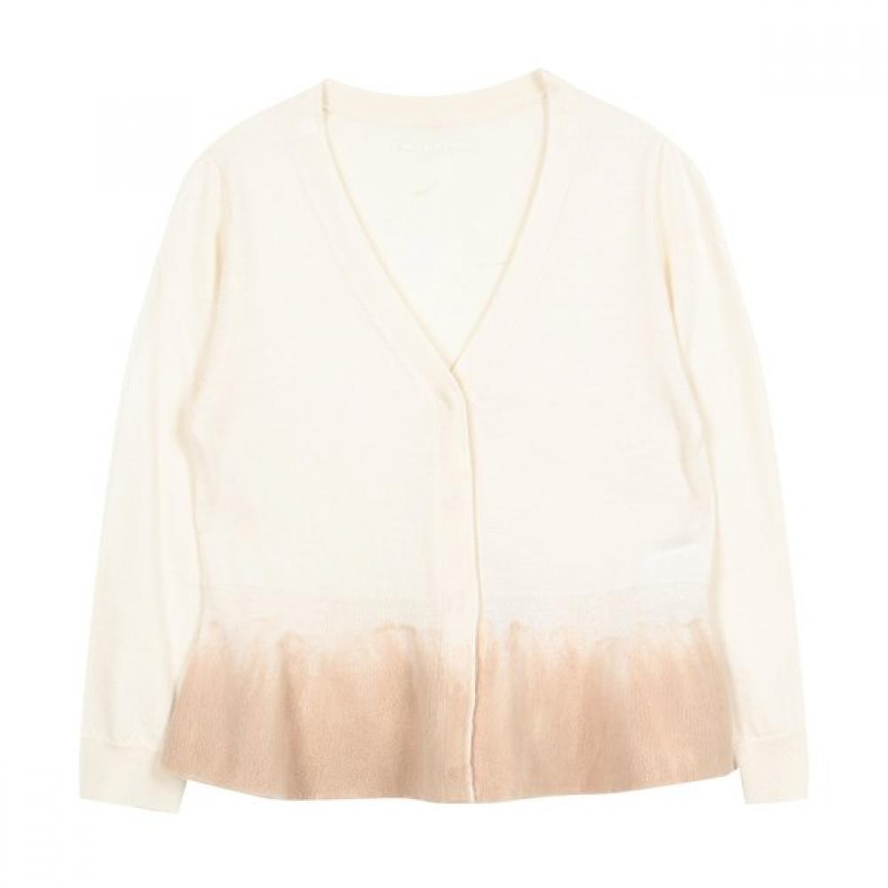 Son Jung Wan Color Block V Neck Cardigan Zkn616104