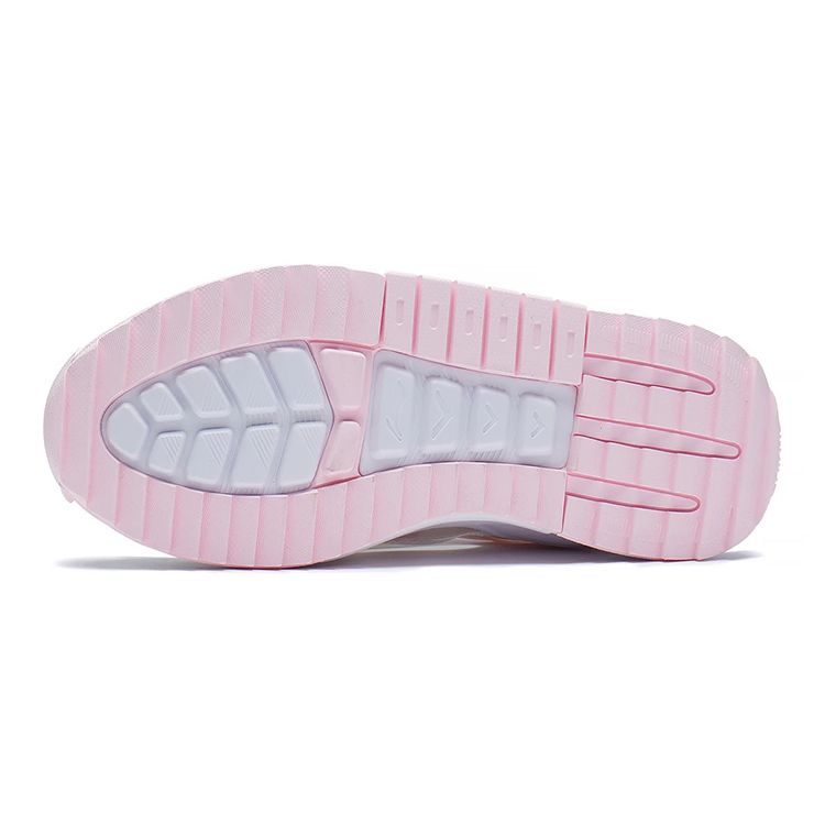 Li Ning Comfortable Versatile Non-Slip Shock-Absorbing Wear-Resistant Breathable Casual Shoes Kids Shoes Strawberry-Pink YKCS042-6