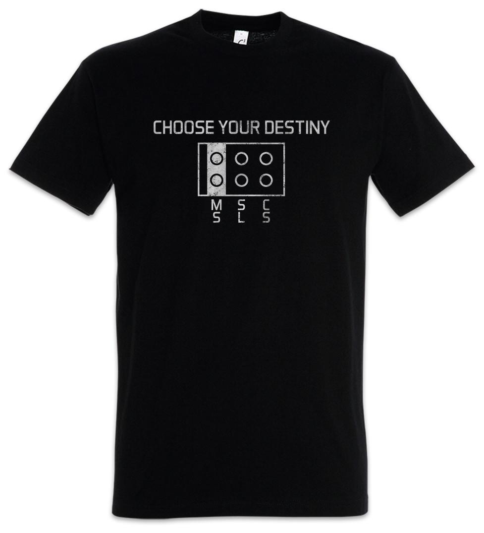 Choose Your Destiny T-Shirt Plug Nerd Geek Fun Msc SLS M