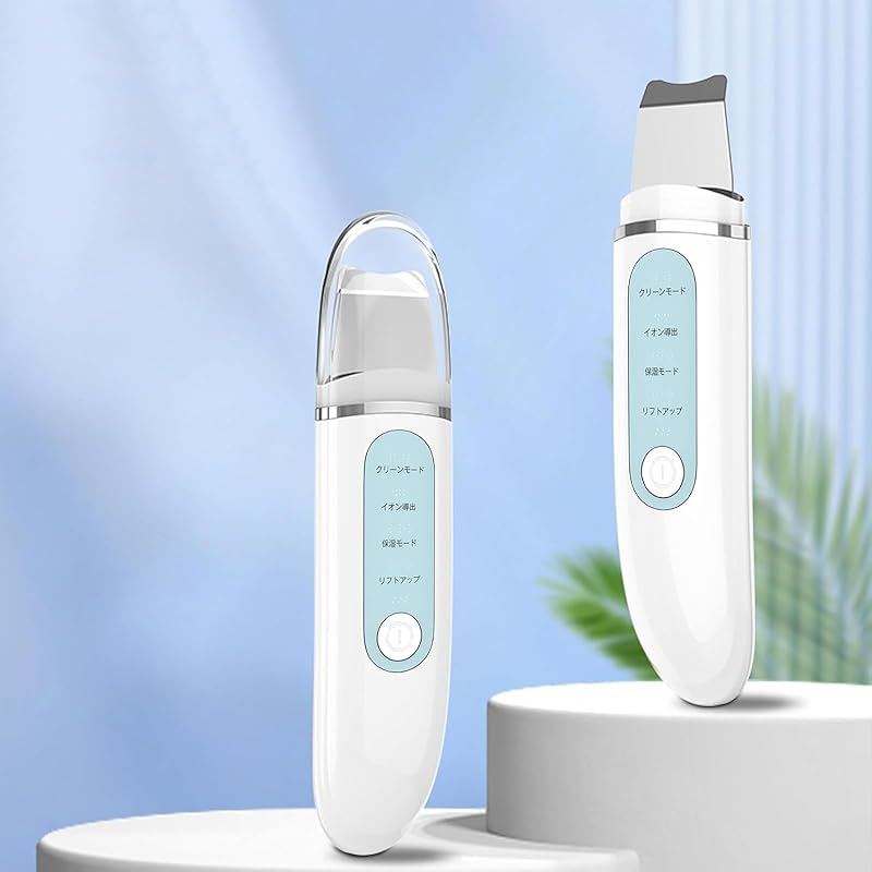

[New in 2023] Beebus Facial beauty device peeling water ultrasonic vibration ems ultrasonic peeling for home use USB Type-C rechargeable small size