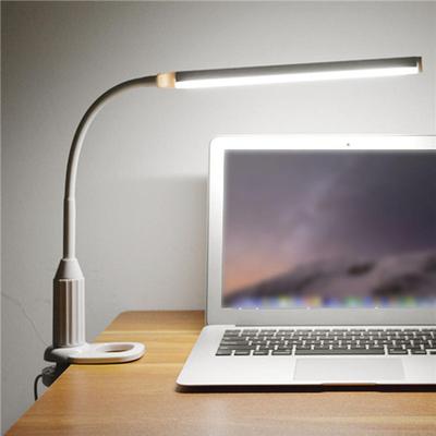 Lampe de table lumineuse à pince 5W 24 LED avec capteur tactile alimenté par USB