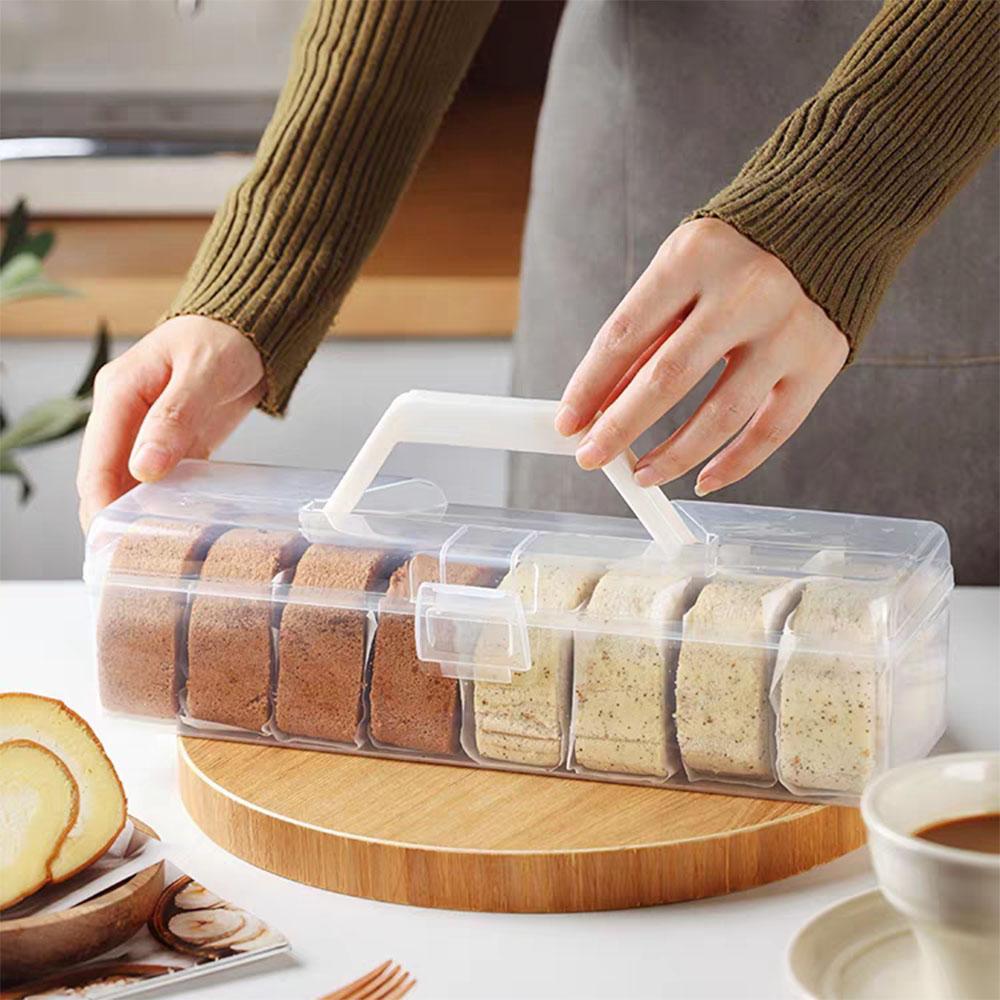 Large Capacity Plastic Storage Box With Handle Portable Clear Jewelry Case Art Toolbox Multipurpose Transparent Carrying Cases