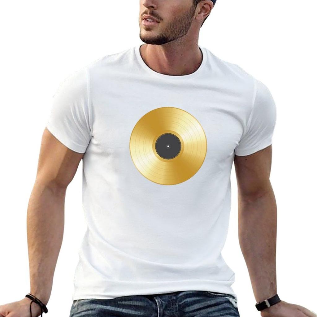 Gold Record Album TShirt t shirts for Unisex slim fit Unisex t shirts for Unisex Unisex t shirt graphic Tshirt