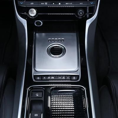 For Jaguar XF XE XJL XJ F-PACE X761 ABS Carbon Fiber Car Central Console Gear Shift Frame Panel Trim Cover Interior Accessories