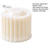 Kitchen Hand Press Tool Sunflower Pattern Round Mooncake Mold, Double Ended Plastic Pastry Holiday Festival Mold Tool, Easy Clean Dough Embosser