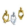 Nordic Resin Creative Sculpture - Left & Right Dual-Face Home & Living Room Entrance Table Decor (Mini Luxury Ornament)