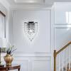 Chrome Crystal Wall Light E14 Modern Luxury Design K9 Crystal & Chrome Metal for Living Room Bedroom Restaurants