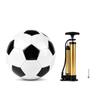 3pcs Black White Pattern Soccer Ball Stitched Panels Training Ball Football  Adult Practice