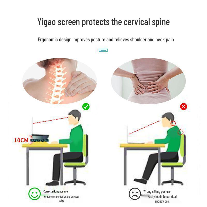LCD Monitor Riser for Office Desktops