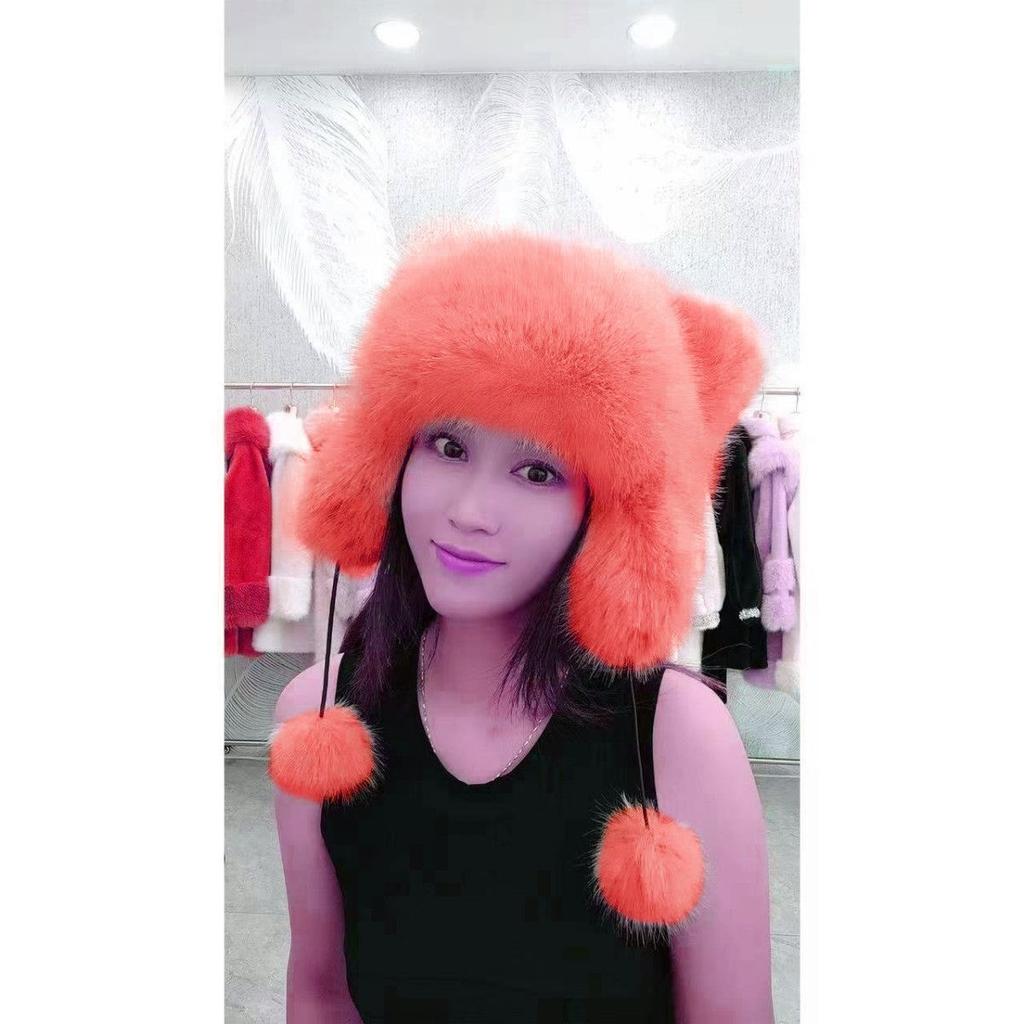 Protetores de Orelha de Guaxinim Chapéus de Pelúcia de Pele de Guaxinim Chapéus de Outono e Inverno para Homens e Mulheres