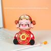 Prosperity Wealth God Resin Car Ornament With Lucky Symbols For New Year Gift