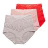 Underwear For Women Lace High Waist Briefs Tummy Control Butt Lift Sexy Large Size Cotton Panties