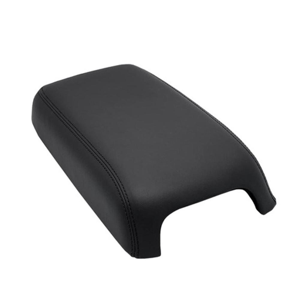 Car Center Armrest Box Cover Pad Microfiber Leather Waterproof Protection Black For Jeep Grand Cherokee Dodge Durango 2011-2020
