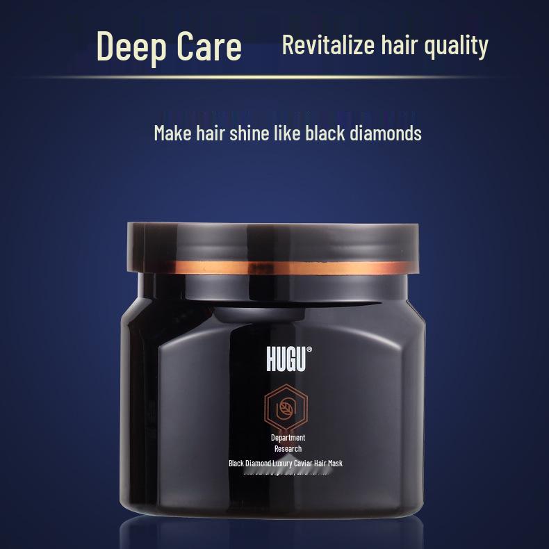 Silk Research Black Diamond Anti-Dandruff Shampoo & Deep Sea Caviar Moisturizing Hair Mask Set 520ml