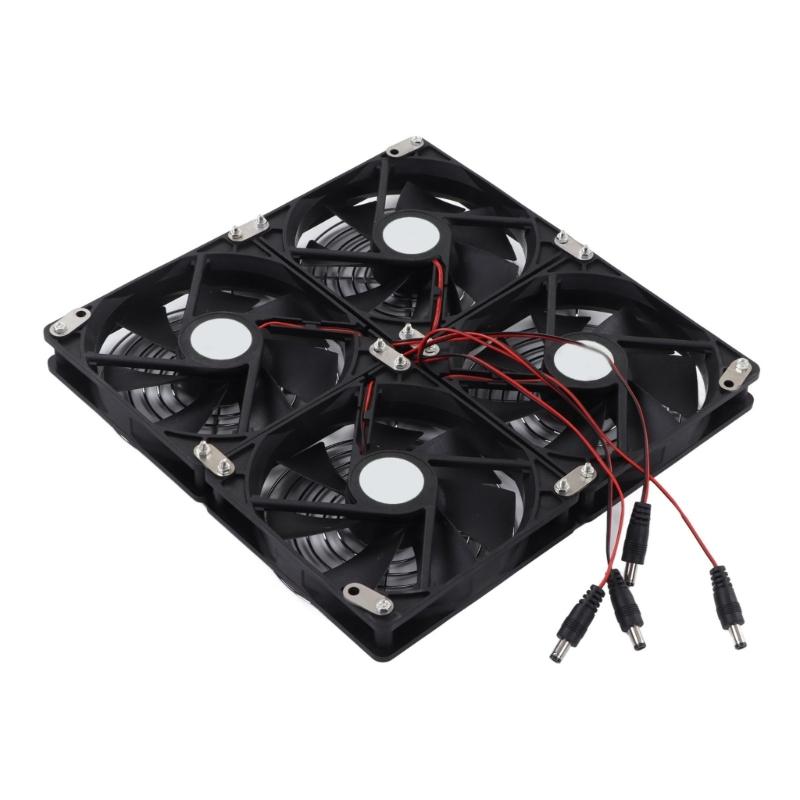 14inch Solar Exhaust Fan Solar Power Controller Solar Panel Powered Fan Ventilation Fan for Dog Kennel Chicken House