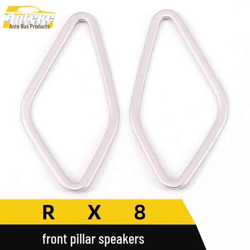 Stainless Steel Speaker Cover & A-Pillar Ring for Roewe RX8