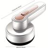 Industrial-Strength 1PC Fabric Renewal Tool - Cordless Electric Lint Remover for Sweaters, Blankets & Upholstery