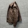 First Layer Cowhide Leather Genuine Leather Jacket for Men Short Slim Autumn and Winter Short Jacket