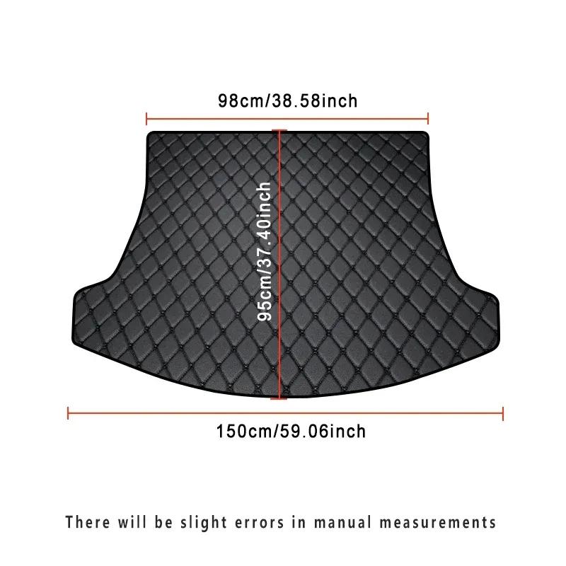 Car Trunk Mats For Lexus RZ Auto Vehicles Cargo Liner Carpets Interior Accessories Products Automobiles Covers Waterproof