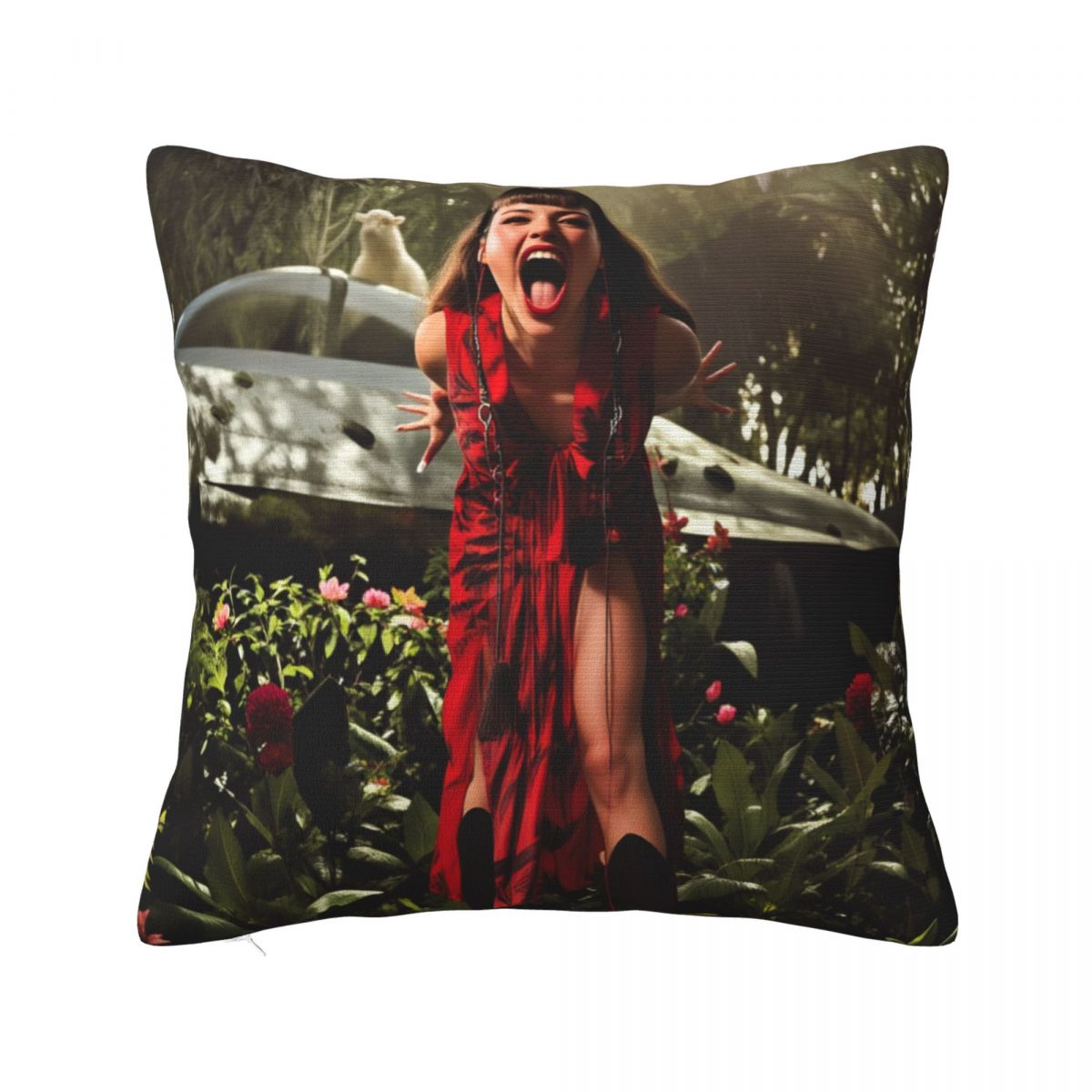 

Pillow Cover Nina Chuba Design Cushion Cover Funny Pillow Case For Wedding Party Home Decor Pillowcases 12x12Inch