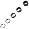 5 Pcs Bike Carbon Fiber Headset Spacer Lightweight Bicycles Headset Washer