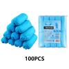 100Pcs Disposable Non-Slip Shoe Covers Thick Nonwoven Arctic-Proof Degradable for Home Hospital Visits Banya Sauna Protection