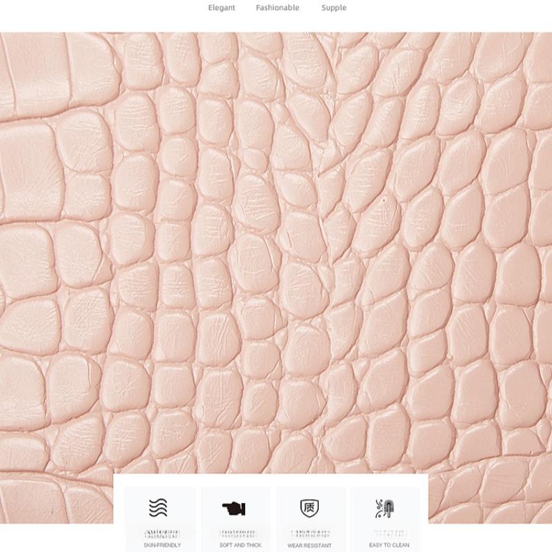 Damen Umhängetasche Krokodilmuster Buchstabe Korean Edition Label Candy Farbe Anhänger Farbe Platin Tasche