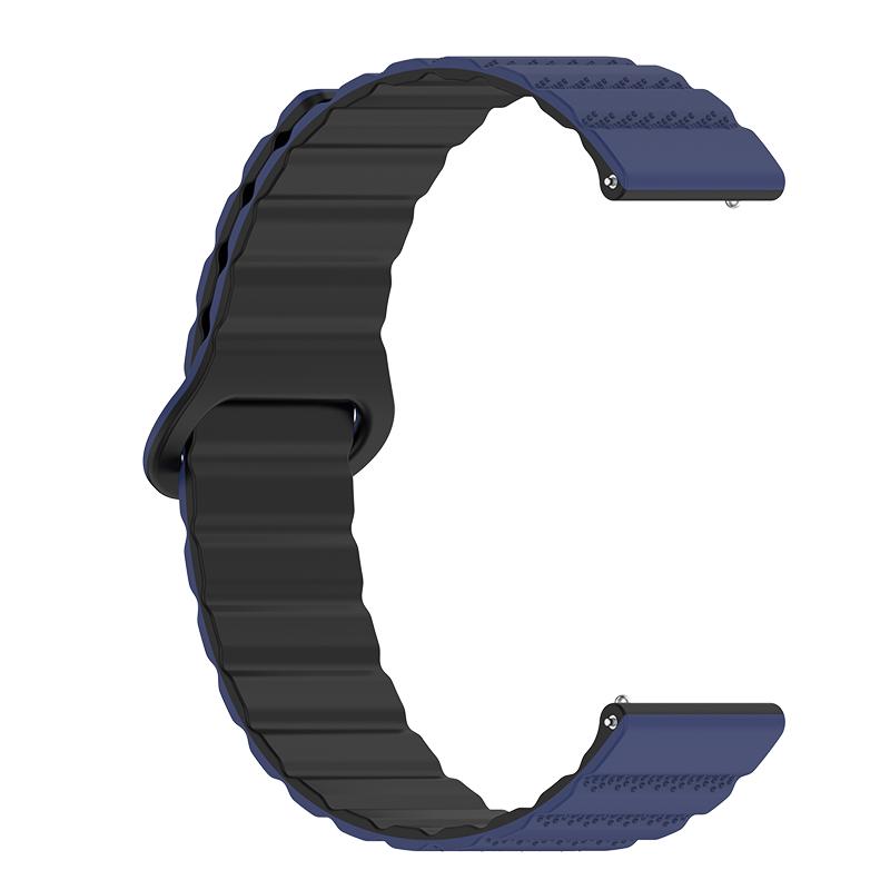18mm 20mm 22mm Magnetic Loop Strap For Samsung Galaxy Watch 6 5 4 For Huawei Watch GT 2e 3 4 Silicone Watchband Fitness Bracelet 20mm