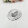 Holographic Neon Glitter Mini Cowboy Hat Western Theme Party Decoration Shiny Prop for Birthday Festival Events