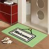 Welcome COOL Floor Mat Soft Flannel Rug Non-Slip Absorbent Mat For Bathroom Bedroom Home Decor