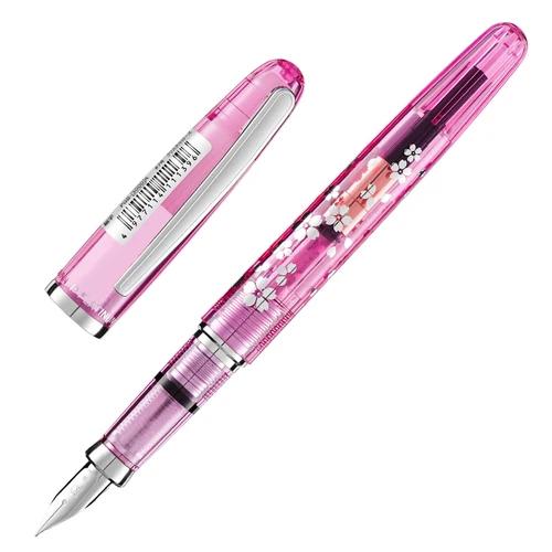 Original Platinum Pgb-3000a Sakura Limited Edition Demonstration Fountain Pen Series Transparent Crystal Pink F