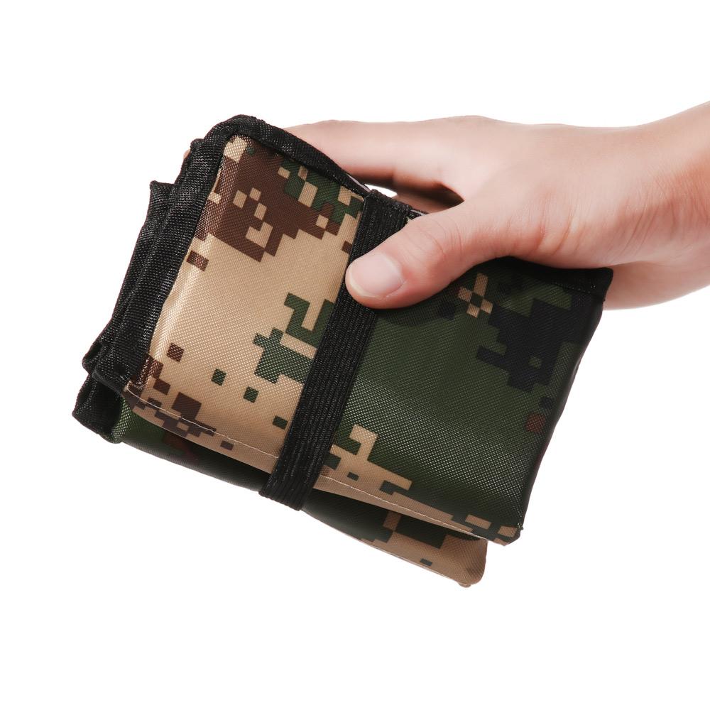 Outdoor Portable Oxford Cloth Foam Sitting Pad Beach Mats Hiking Small Seat Folding Camping Mat