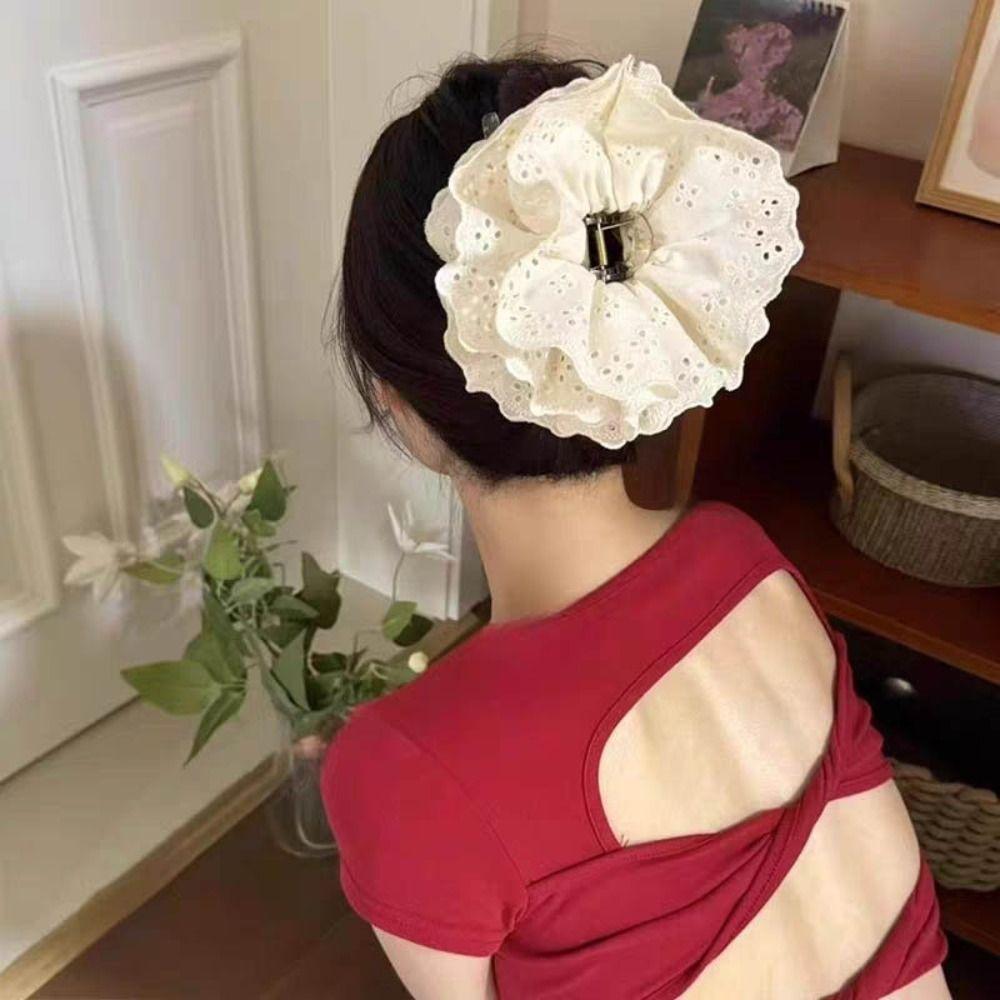 Plastic lace headband Clip Lace Shark Clamp Chic Hair Grasp  Girls