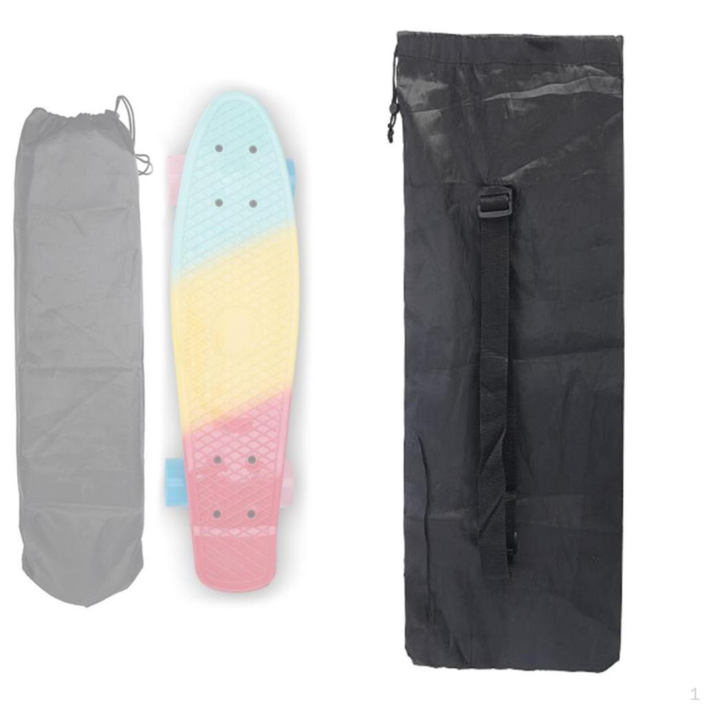 Outdoor Skateboardtasche Tragbar Rollschuh Skateboarden Verstellbare Träger Trage Seitentasche