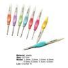 Crochet Hooks Wear-resistant Ergonomic with Cap Labor-saving Knitting Needles for Handwork