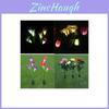 Premium Quality Solar Power Lily Rose Flower Garden Stake Lamp For Outdoor Elegance