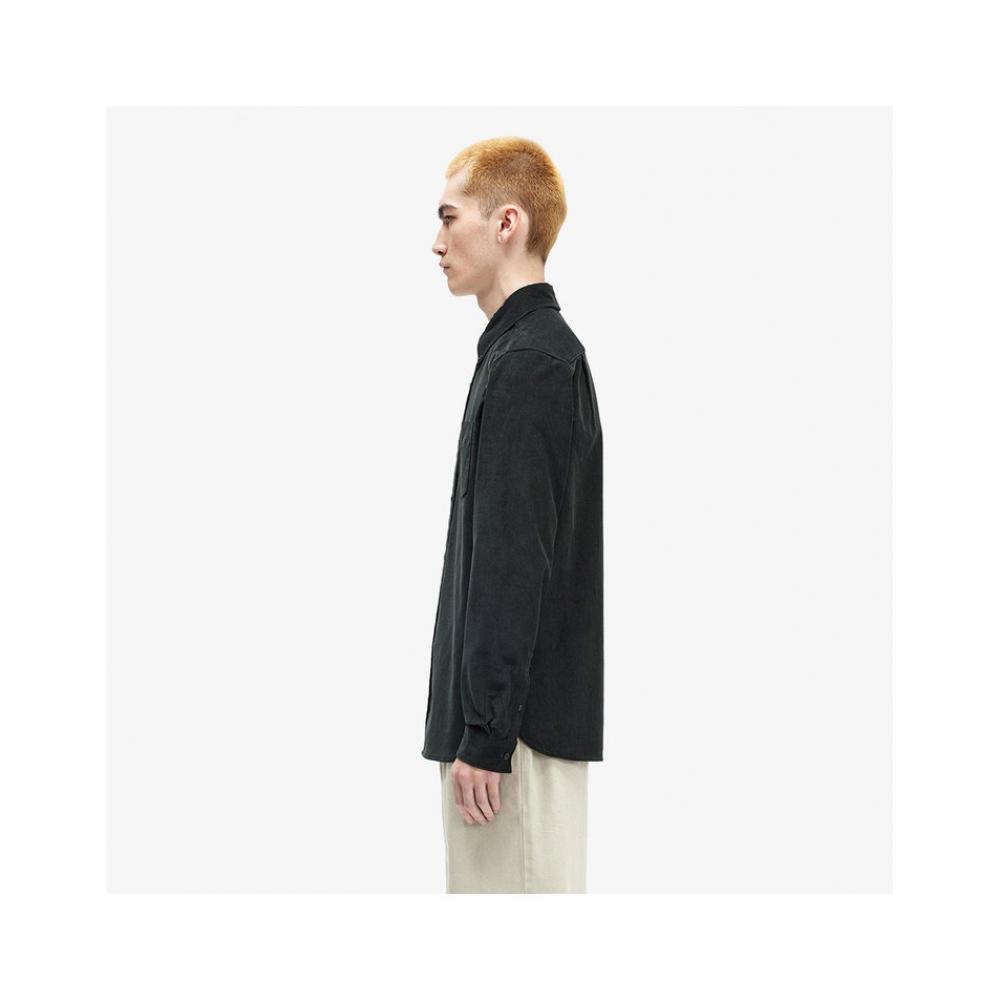 Fred Perry Corduroy Shirt   Night Green Afpm2438726 Q20