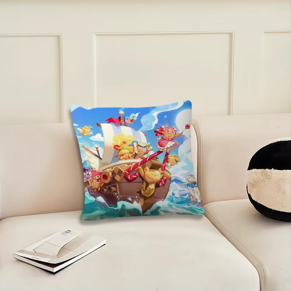 Game C-Cookie run K-ingdom Decoration Room Home Sofa living Office Car Nordic Simplicity Pillow Cover