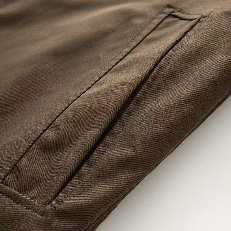 2026 Spring European & American Style Versatile Double-Sided Trench Coat