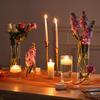 4/6/8 Inch Glass Cylinder Vase Hurricane Candle Holder Clear Tall Clear Vases for Wedding Centerpieces Glass Flower Vase